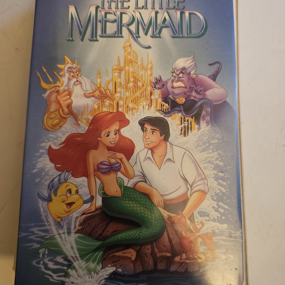 Disney The Little Mermaid VHS - Blue and Green